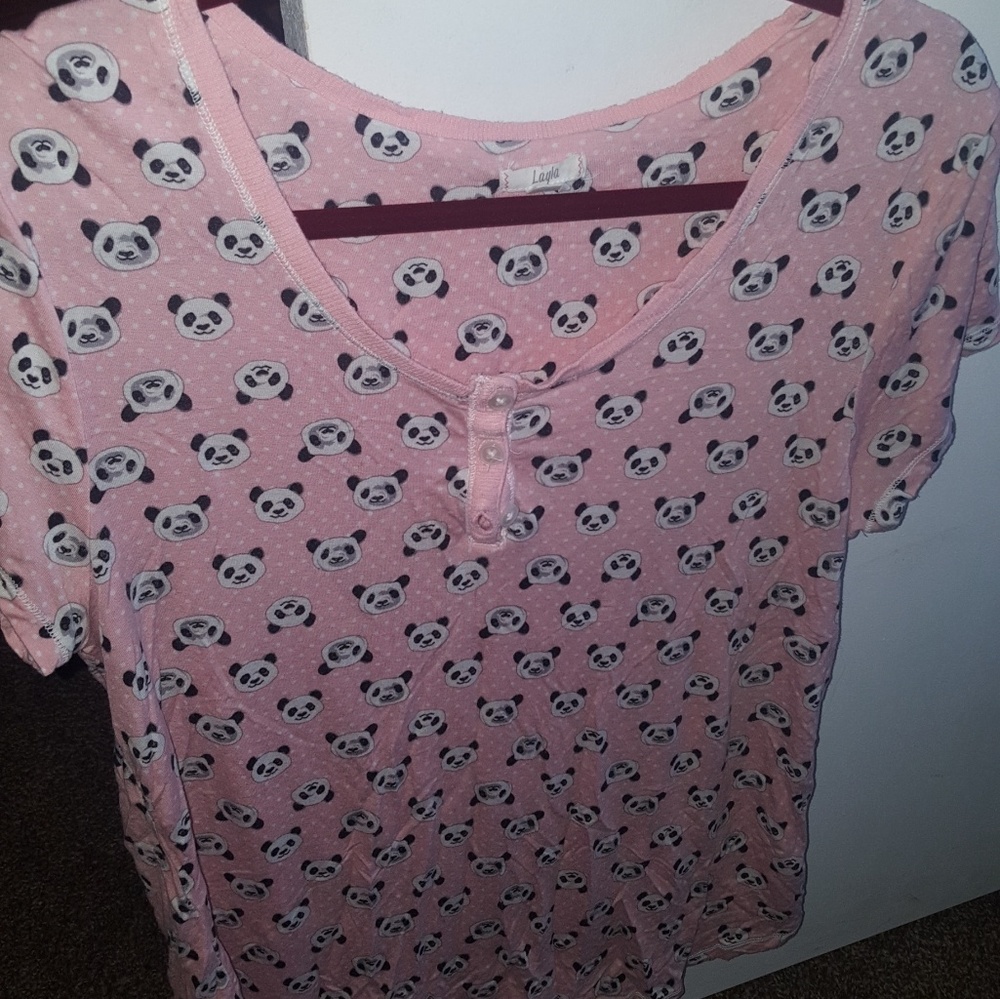 Panda sleep shirt